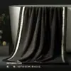Toallas de hotel y toallas de baño personalizadas para ventas transfronterizas, color liso, súper absorbentes, de secado rápido, felpa de coral, no sueltan pelusa, engrosadas y agrandadas