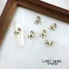 Estilo Año Nuevo Éxito Instantáneo Arte de Uñas Zircón Diamante Rojo Zodiaco Pony Lindo Caballo de Madera Pequeño Uñas Portátiles Diamante