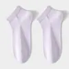 Meias 100% Algodão Puro para Mulheres, Meias Curtas Finas de Verão, Antibacterianas, Absorventes de Suor, Respiráveis, Sem Costura, Resistentes a Odores, Meias Invisíveis de Primavera