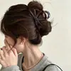 Presilha de garra floral grande, simples e elegante, novo modelo 2026 com toque de alta qualidade, grampo de tubarão para a parte de trás da cabeça das mulheres