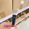 Pincel Chanfrado para Contorno de Pelo de Raposa do Neve Médio Cerdas Animais Pincel de Maquiagem Lado Rosto Sombra Contorno Facial Sombra Pincel Cangzhou Brush