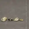Botones metálicos de forma irregular con forma de arco, cosidos a mano, estilo minimalista, adecuados para trajes, abrigos, chaquetas, tops versátiles y prendas de punto.