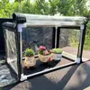 Invernadero Pequeño Aislado para el Hogar Cubierta Aislante Parasol para Suculentas Cobertizo Impermeable al Agua Cobertizo de Protección contra el Frío y el Viento Alimentación de Mascotas Aislamiento Impermeable al Agua