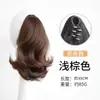 Presilha de Cabelo Grande Onda para Rabo de Cavalo Feminino, Simulação de Cabelo, Tira para Rabo de Cavalo Alto, Sem Marcas, Atmosfera de Simulação, Trança Cacheada Mais Longa