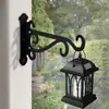 Jiahua Arte em Ferro Suporte de Flores de Parede Gancho de Suporte para Vasos de Flores de Varanda Suporte para Pendurar Plantas e Cestas de Flores