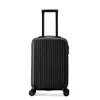 Nova Mala de Viagem Simples de Cor Sólida para Homens e Mulheres 20 polegadas Mala de Rodinhas de Grande Capacidade com Trava de Combinação e Rodas Spinner Silenciosas