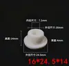Plugue em forma de T de silicone resistente a altas temperaturas, plugue de poeira sólida translúcida, plugue de orifício de tampa de borracha, vedação cilíndrica, plugue em forma de T