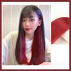 Cabelo real pendurado na orelha peça de peruca tingida feminina cabelo humano patch uma peça curto extensão de cabelo real cabelo pendurado na orelha peça de cabelo tingida