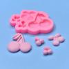 Molde de silicone em forma de cereja