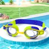 Nuevas gafas de natación para niños al por mayor de silicona suave lindo animal de dibujos animados impermeables gafas de natación HD para niños y niñas