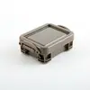 Caja de Almacenamiento Doble Hebilla Estilo Japonés y Coreano Ultrapequeña Plana Caja de Almacenamiento Portátil para Cosméticos Medicamentos Artículos Pequeños Caja de Almacenamiento de Escritorio
