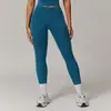 Pantalones de Yoga de Color de Contraste Europeo y Americano de Cintura Alta con Bolsillo Oculto para Mujer, Pantalones de Correr y Fitness, Ropa Exterior, Pantalones Deportivos Ajustados 5009