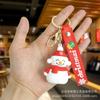 Llavero de Papá Noel, muñeco de nieve navideño, árbol de Navidad, llavero de coche, bolsa, adornos colgantes, regalos para hombres y mujeres