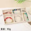 Flanela Joias Caixa de Armazenamento de Joias Colar Pulseira Anel Brincos Bandeja de Armazenamento para Mesa Gaveta