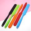 Espátula pequeña larga de silicona espátula para crema cuchillo para mezclar mantequilla ensalada herramienta para hornear pasteles 25 cm
