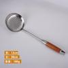 Espátula de Palosanto, Cuchara, Espumadera, Espátula de Acero Inoxidable, Cuchara, Espátula Engrosada, Espátula para Freír, Juego Doméstico de 6 Piezas
