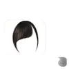 [Secreto de peinado] Pieza de peluca Zelan con flequillo de lado para mujer, dulce y natural vintage, sin costuras, rejuvenecedor y perfecto para cubrir el adelgazamiento del cabello en la coronilla