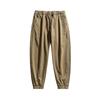 Invierno Nuevo Pantalón Casual Juvenil Forrado de Felpa para Hombre Pantalón Holgado de Figura Amplia Herramientas Japonesas