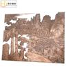 Cobre Forjado Relieve Modelo de Cobre Fundido de Doble Cara Imitación Cobre Fondo del Ejército Rojo Placa de Cobre Tallada Mural de Cobre Escultura Hecho a Medida