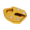 Adecuado para Sanyang MAXSYM TL500 TL508 soporte para pie de aleación de aluminio modificado para ampliar el soporte lateral del asiento la almohadilla del pie del soporte lateral