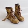 Botas Retrô Marrons de Sola Grossa para Mulheres, Novo Estilo Verão 2026, Botas Retrô de Sola Macia que Aumentam a Altura para Combinar com Saias, Botas Curtas Estilo Coreano