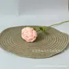 Rosas de Hilo Tejidas a Mano Terminadas Regalos para el Día de San Valentín Día del Maestro Rosas de Ganchillo Transfronterizas Flores Artificiales Venta al por Mayor