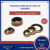 Grande fornecimento de cadeado de combinação de alta qualidade cobre vermelho nitrila cadeado de combinação britânico tubo de óleo vendas diretas da fábrica