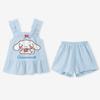Nuevo Estilo 2026 Conjunto de Pijama Delgado de Verano para Niñas, Ropa de Casa de Dos Piezas Moderna y Elegante para Niñas Pequeñas