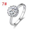 AliExpress joyería transfronteriza al por mayor anillo de corona de personalidad Europa y Estados Unidos diamante circonita damas moda anillo de marea