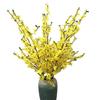 Simulação de jasmim-de-inverno para interior, arranjo de flores secas de chão, decoração de casamento, flor artificial, orquídea dançante, adereços para fotografia de flores macias
