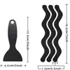 Cinta Transparente Antideslizante para Escaleras de Piso Resistente al Desgaste, Adhesivo Fuerte, Impermeable, Forma de S, Pegatinas Antideslizantes de PEVA para Baño