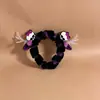 Tocado de Halloween Sombrero Mágico de Bruja Diadema Decoración de Maquillaje Diadema de Encaje Horquilla de Calabaza Accesorio para el Cabello de Fantasma