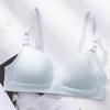 Novo Estilo Roupa Íntima Feminina Sutiã Fino Sem Aro para Estudantes e Alunas do Ensino Médio Seios Pequenos Reunião Anti-queda Sutiã para Meninas