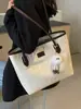Bolso Tote Casual de Gran Capacidad Sense de Alta Gama para Mujer 2024 Nuevo Estilo Simple Moda Bolso para Ir al Trabajo Nicho Versátil Bolso de Hombro