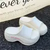 Sandalias sin cordones de suela gruesa Modelo Nuevo 2026, Pantuflas de Eva Ultracómodas para Mujer, Elegantes para Exteriores, Zapatos de Playa Suaves