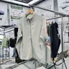 Estructura de punto ligera unisex para exteriores capa intermedia casual para el día a día chaqueta polar con cremallera a la moda