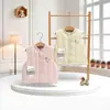 Chaleco acolchado para bebé para protección del vientre, otoño e invierno, chaleco cálido de algodón acolchado de 160 g para niños y niñas