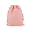 Bolsas de Algodón Blancas Lisas con Cordón al por Mayor Bolsas de Algodón Blancas con Cordón Empaques Personalizados Ecológicos Bolsas de Almacenamiento de Lona