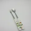 Cuchara de café con mango de cerámica creativa, tenedor de fruta, cuchillo y tenedor para pastel de luna, venta al por mayor directa de fábrica