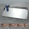 Forma Quadrada Retangular de Aço Inoxidável Extra Grande 100*65 Bandeja para Arroz Cozido no Vapor Bandeja para Churrasco Bandeja para Peixe Assado Bandeja para Uso Comercial em Banquetes