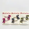 Novo Par de Presilhas BB Clip Estrela com Laço Flash Fino para Cabelo de Criança Gotas d'Água Presilha de Bebê Presilha Lateral Presilha para Franja