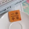 Pingente Chaveiro de Acrílico para Ensino Médio e Vestibular, Acessório DIY com Texto Inspirador para o Sucesso