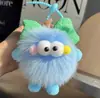 Colgante de Lazo de Piel de Zorro Decoración de Mochila Accesorio para Llavero de Coche Colgante para Mujer Hecho a Mano Fresco y Dulce