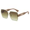 Nuevas gafas de sol de mujer Flash Pearl, gafas de sol resistentes a los rayos UV, gafas de sol de celebridades de Internet retro de moda europea y americana.