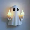 Lámpara de balcón patio retro europea de Halloween con dedo medio fantasma, decoración de pasillo, creativa para exteriores, transfronteriza