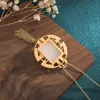 Nuevo Colgante Estilo Chino Esmalte Imitación Jade Hetian Collar para Mujer, Accesorio Retro Estilo Nacional Cheongsam, Cadena de Clavícula de Alta Gama