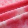 Tejido de Piel de Conejo Tie-Dye Gradiente Arcoíris Piel Sintética de Conejo Terciopelo PV Color Arcoíris Juguete para Mascotas Tela para Muñecas Tela de Felpa