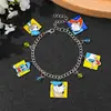 Pulsera de Personaje de Dibujos Animados Best-Seller Europeo y Americano Transfronterizo Donald Moda de Nicho Aleación Goteo de Aceite Joyería Fábrica al por Mayor