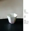 Caneca de Chá Hexagonal Rosa Degradê Feita à Mão Criativa Cerâmica Doméstica Copo Único Recipiente para Chá Copo Único Conjunto de Chá Kung Fu
