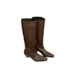 Colección Otoño/Invierno 2026 Europea y Americana: botas de caña alta, con tacón fino y de moda, con un look sexy y elegante, que se asemejan a las botas de montar